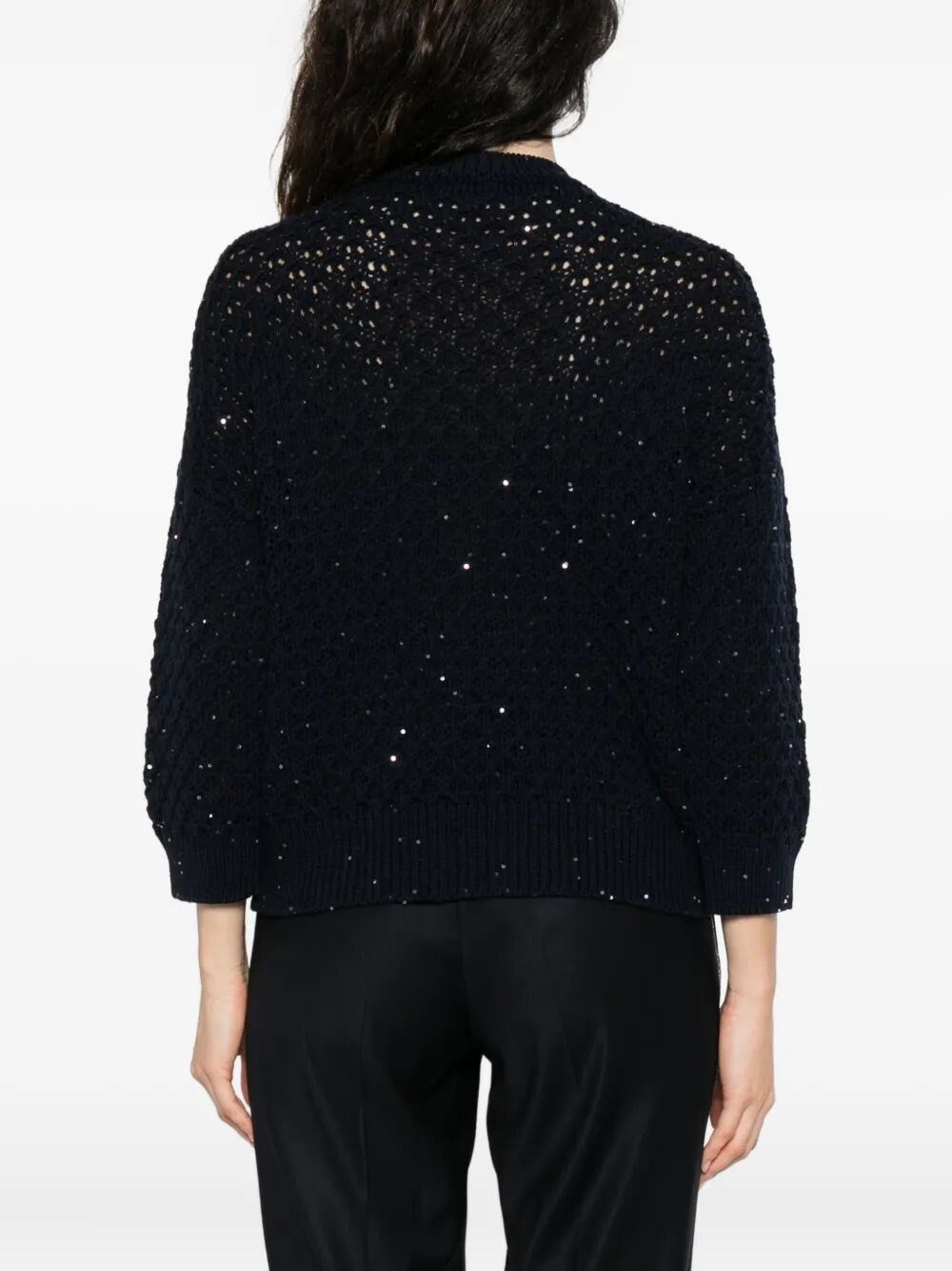 Peserico Tricot Sweater Size L / US 10 / IT 46 - 3 Thumbnail