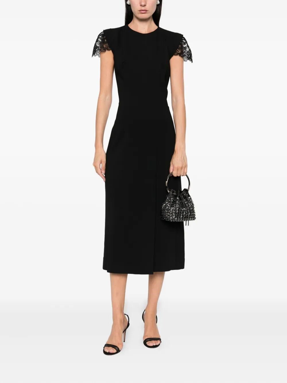 Ermanno Scervino Midi Dress Size L / US 10 / IT 46 - 2 Thumbnail