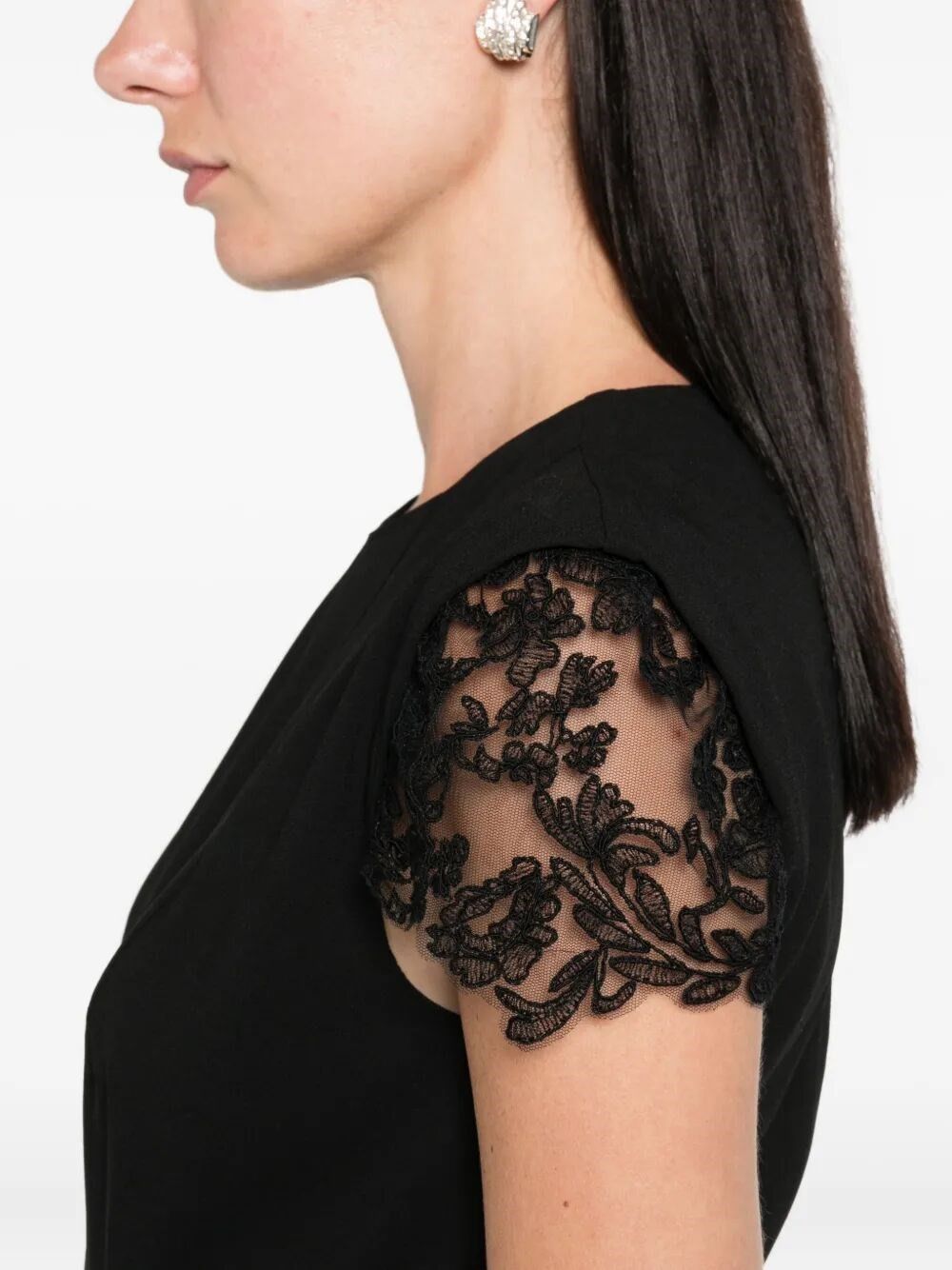 Ermanno Scervino Midi Dress Size L / US 10 / IT 46 - 4 Thumbnail