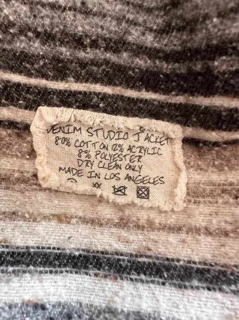 Greg Lauren stylish cream faux shearling jacket Size US S / EU 44-46 / 1 - 4 Thumbnail