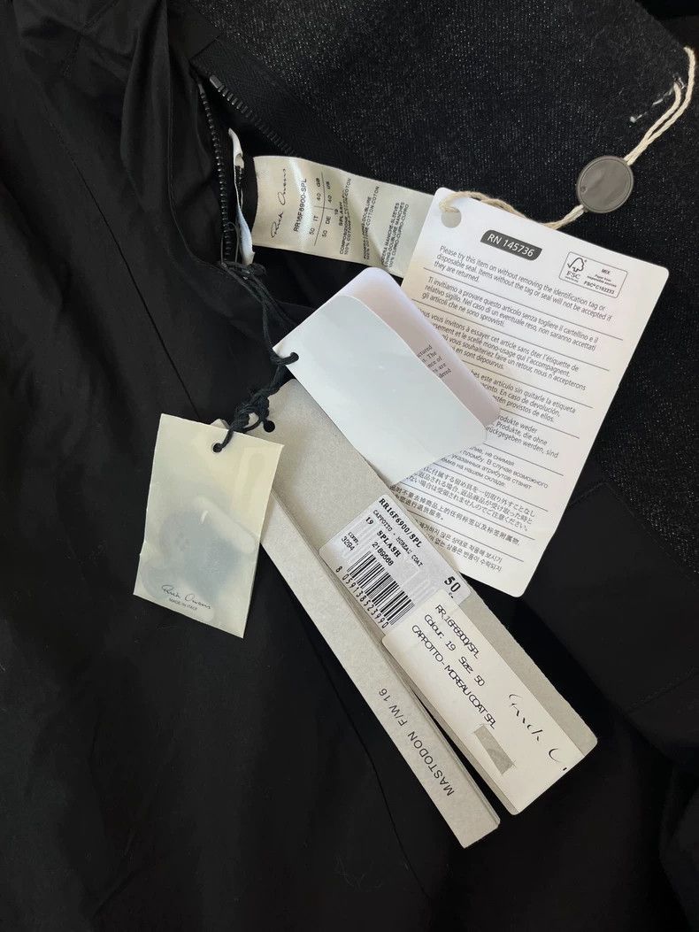 Rick Owens rick owens mastodon coat with paint design Size US L / EU 52-54 / 3 - 7 Thumbnail