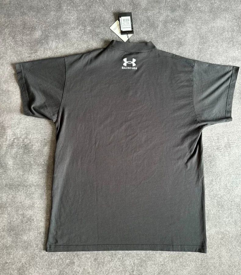 Balenciaga balenciaga x under armour black short sleeve t-shirt Size US S / EU 44-46 / 1 - 2 Thumbnail