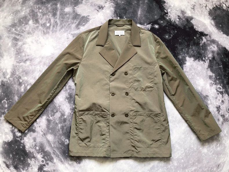 Maison Margiela pearlescent double-breasted blazer by maison margiela Size US M / EU 48-50 / 2 - 3 Thumbnail