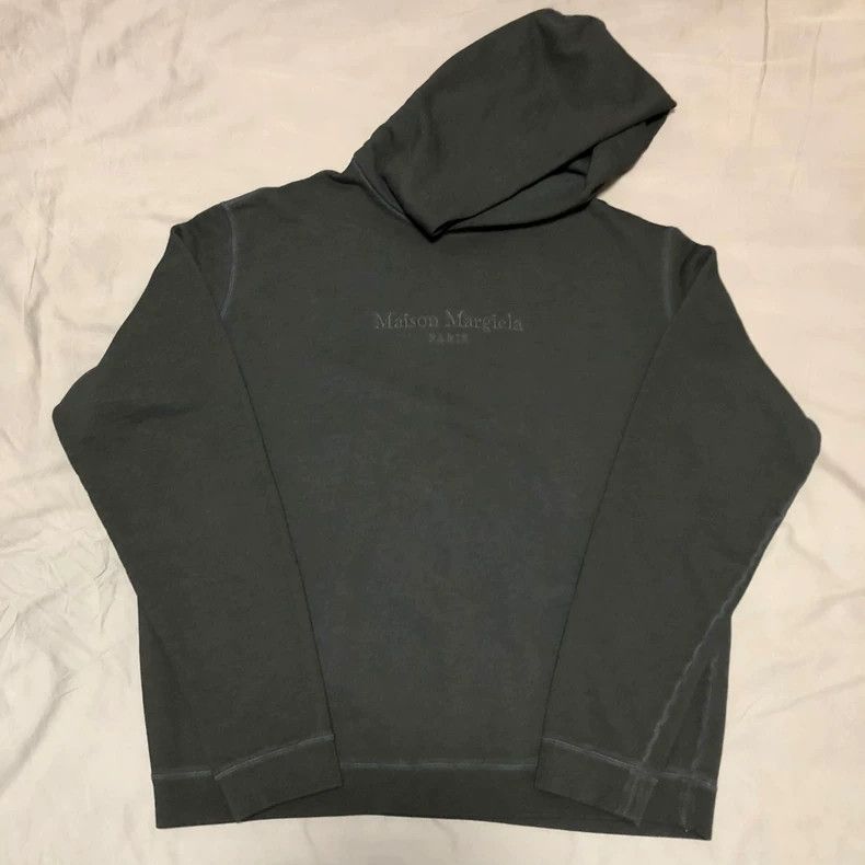 Maison Margiela Maison Margiela Black Dyed Hoodie Sweatshirt Size US L / EU 52-54 / 3 - 2 Thumbnail