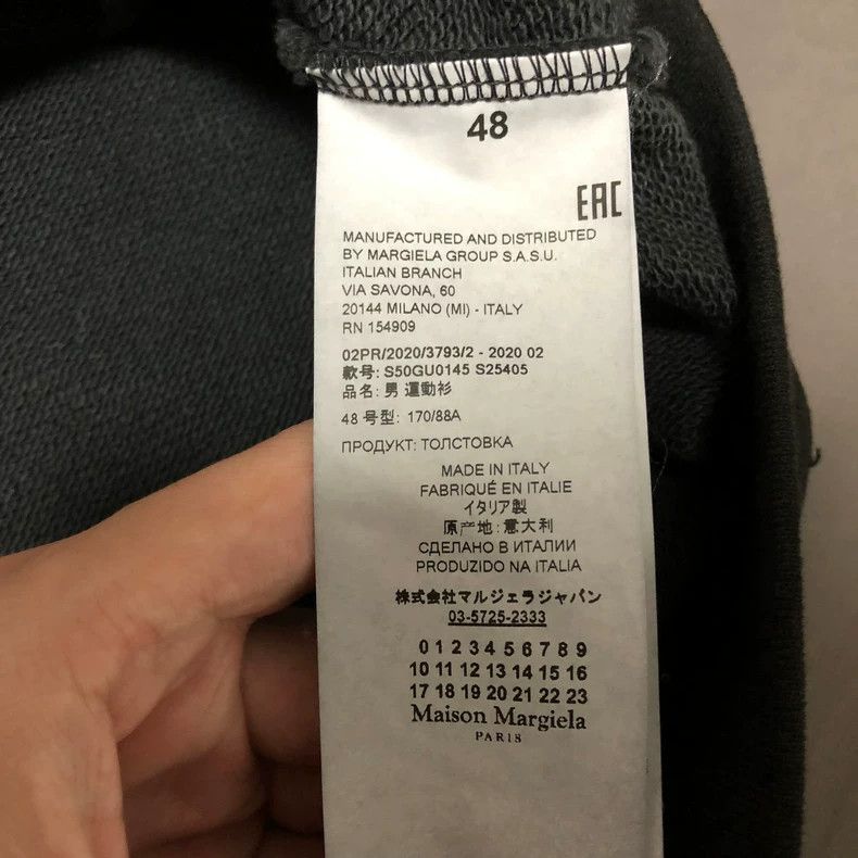 Maison Margiela Maison Margiela Black Dyed Hoodie Sweatshirt Size US L / EU 52-54 / 3 - 8 Thumbnail