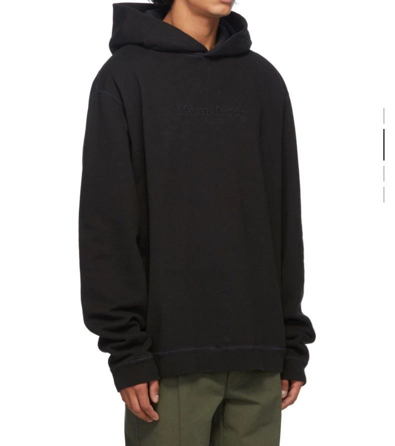 Maison Margiela Maison Margiela Black Dyed Hoodie Sweatshirt Size US L / EU 52-54 / 3 - 4 Thumbnail