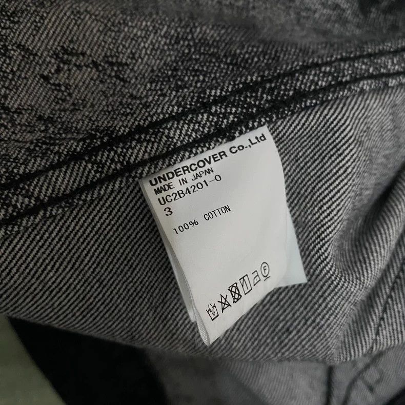 Undercover undercovered psycho black denim jacket Size US M / EU 48-50 / 2 - 7 Thumbnail