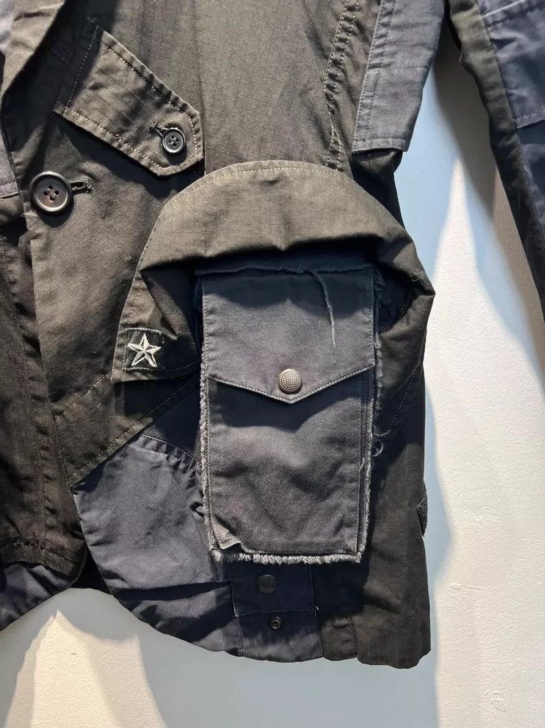 Undercover deconstructed military style blazer Size US M / EU 48-50 / 2 - 2 Thumbnail
