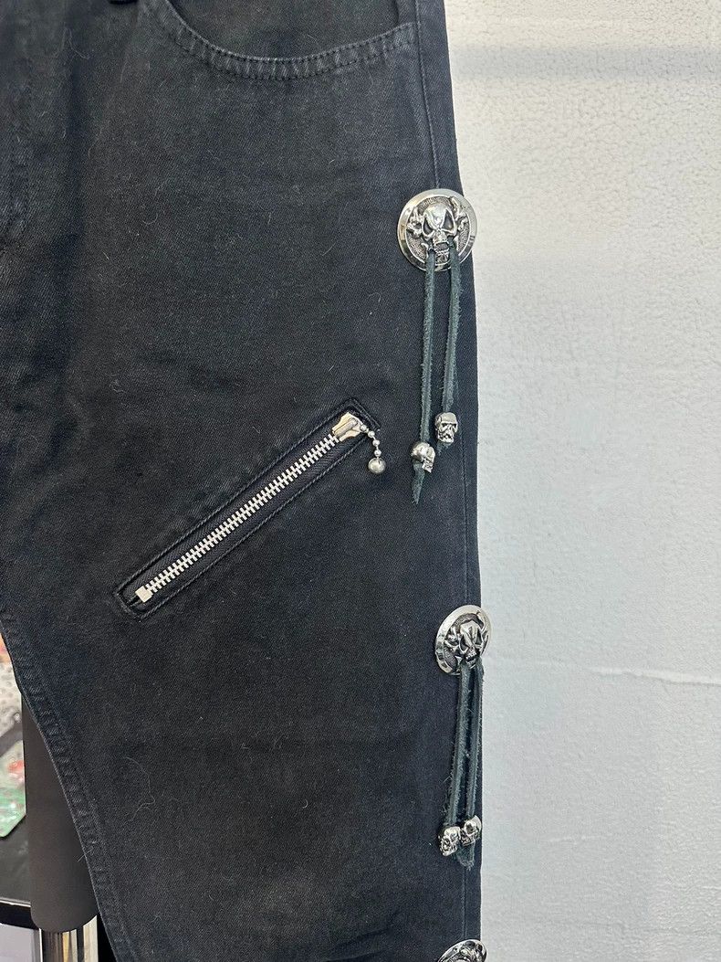 Undercover black jeans with zipper and embellishments Size US 31 - 5 Thumbnail