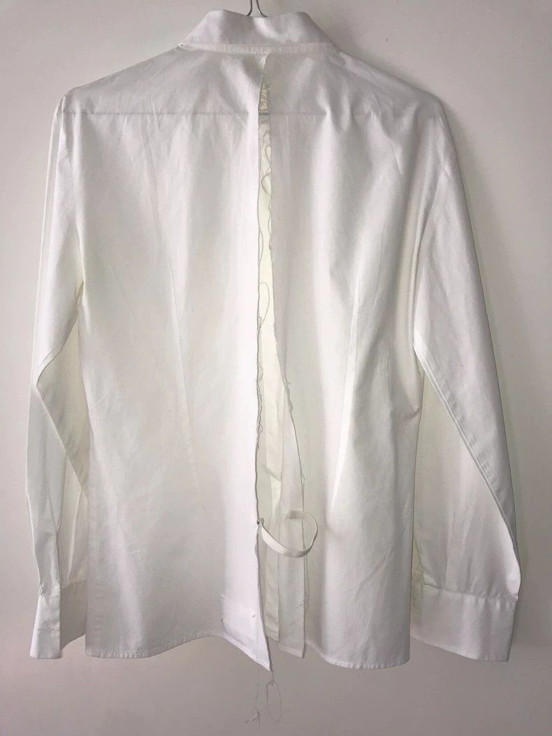 Maison Margiela white cotton button-up shirt by Margiela Size US S / EU 44-46 / 1 - 7 Thumbnail