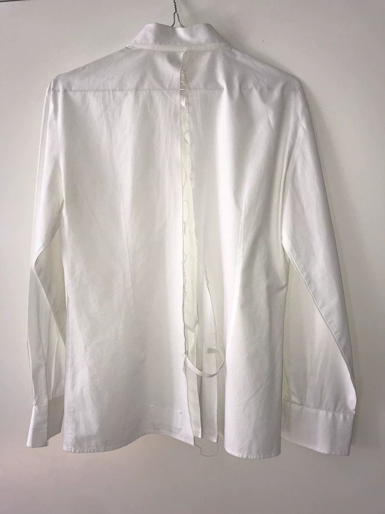 Maison Margiela white cotton button-up shirt by Margiela Size US S / EU 44-46 / 1 - 3 Thumbnail