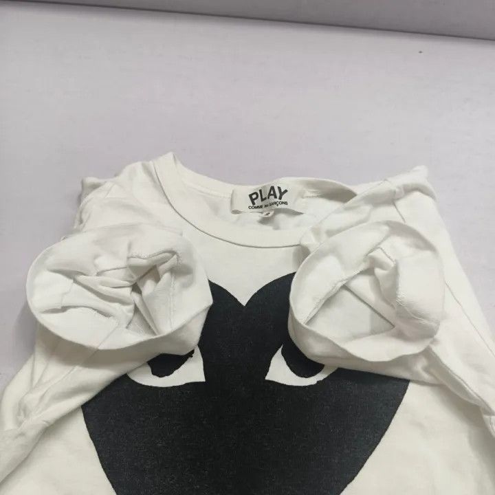 Comme des Garcons Comme des Garçons Play Heart Print T-Shirt 0079 Size S / US 4 / IT 40 - 11 Thumbnail