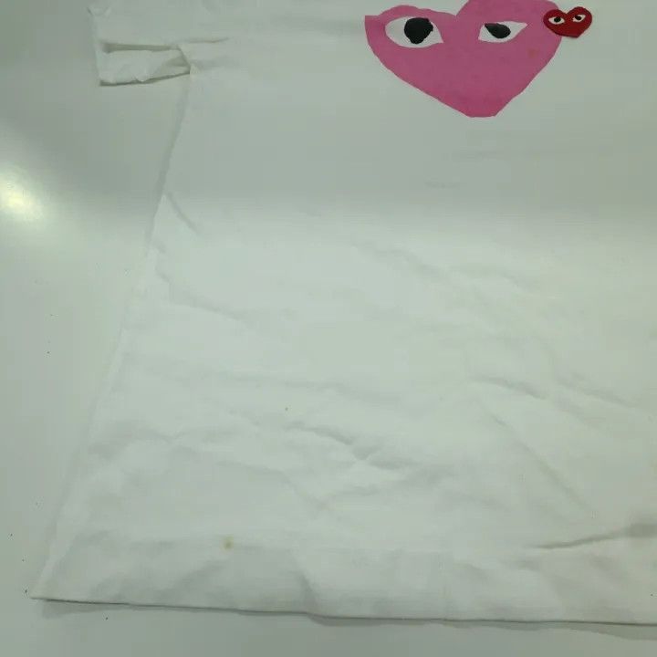 Comme des Garcons Comme des Garçons Play Pink Heart T-Shirt for Women 0079 Size L / US 10 / IT 46 - 9 Thumbnail