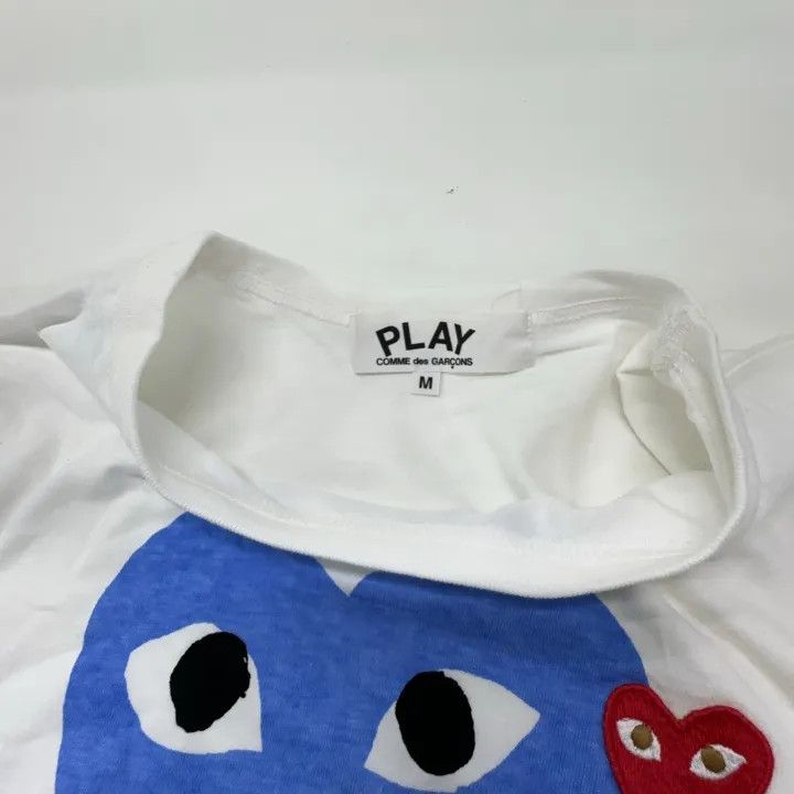 Comme des Garcons Comme des Garcons Play Blue Heart T-Shirt 0079 Size M / US 6-8 / IT 42-44 - 6 Thumbnail