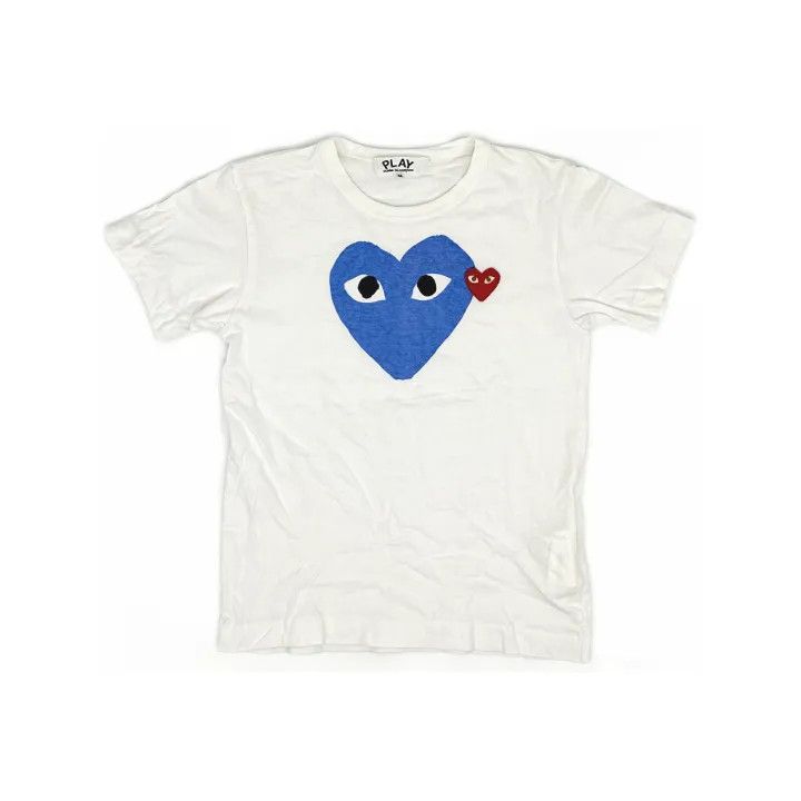Comme des Garcons Comme des Garcons Play Blue Heart T-Shirt 0079 Size M / US 6-8 / IT 42-44 - 2 Thumbnail