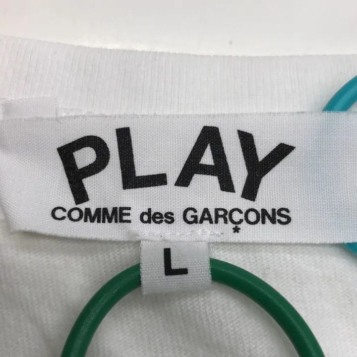Comme des Garcons Comme des Garcons Play White Heart T-Shirt 0079 Size L / US 10 / IT 46 - 3 Thumbnail