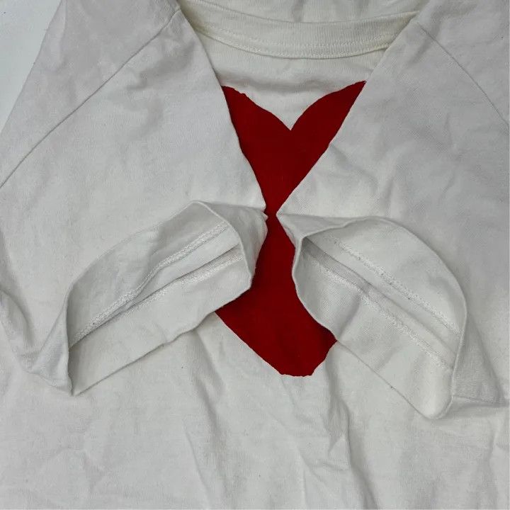 Comme des Garcons Comme des Garçons Play Red Heart Tee 0079 Size M / US 6-8 / IT 42-44 - 5 Thumbnail