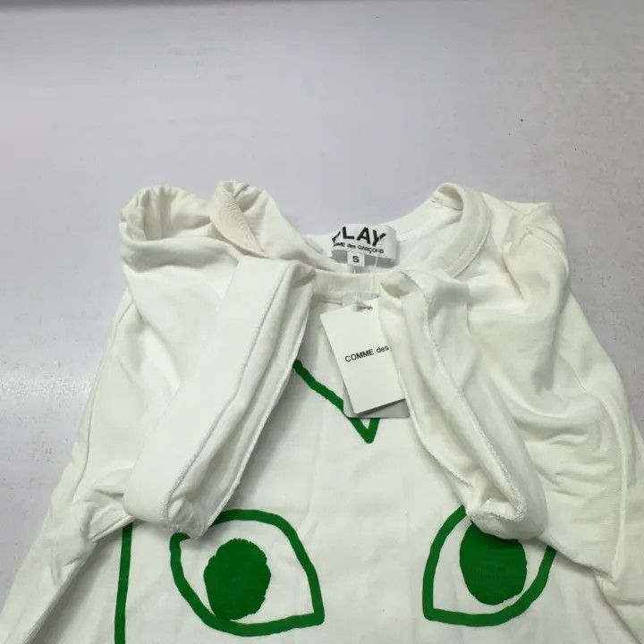 Comme des Garcons Comme des Garçons Play Heart Print Crew Neck T-Shirt 0079 Size S / US 4 / IT 40 - 9 Thumbnail