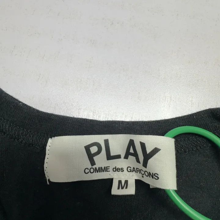 Comme des Garcons Comme des Garçons Play Black T-Shirt with Heart 0079 Size M / US 6-8 / IT 42-44 - 4 Thumbnail