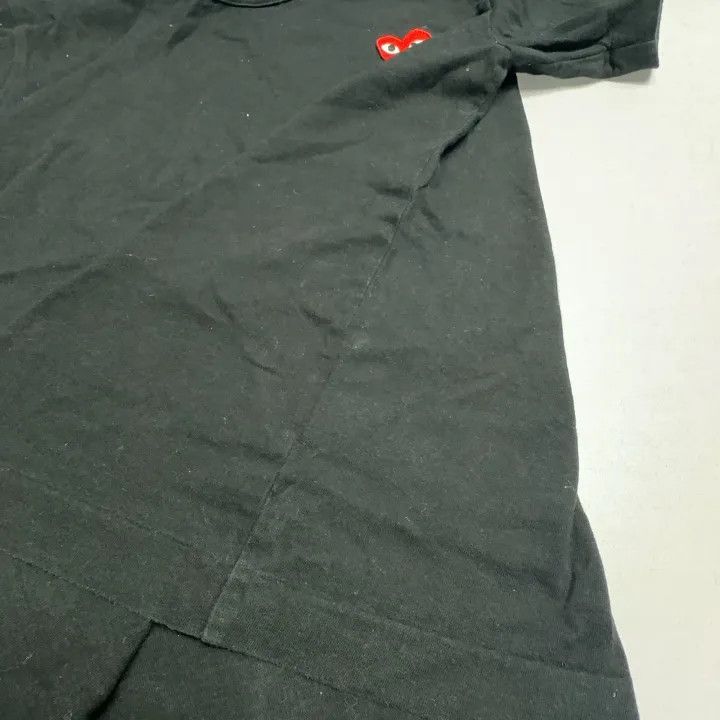 Comme des Garcons Comme des Garçons Play Black T-Shirt with Heart 0079 Size M / US 6-8 / IT 42-44 - 11 Thumbnail