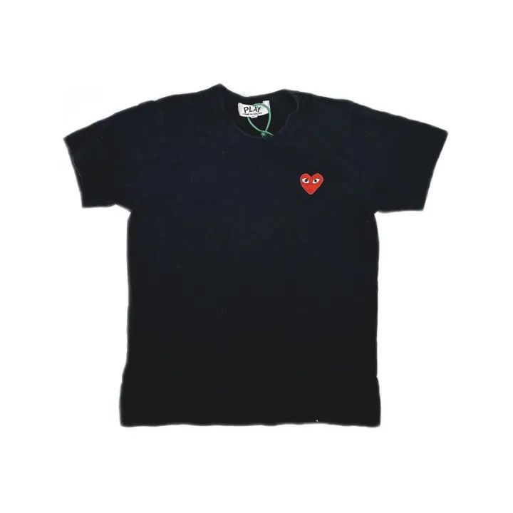 Comme des Garcons Comme des Garçons Play Black T-Shirt with Heart 0079 Size M / US 6-8 / IT 42-44 - 2 Thumbnail