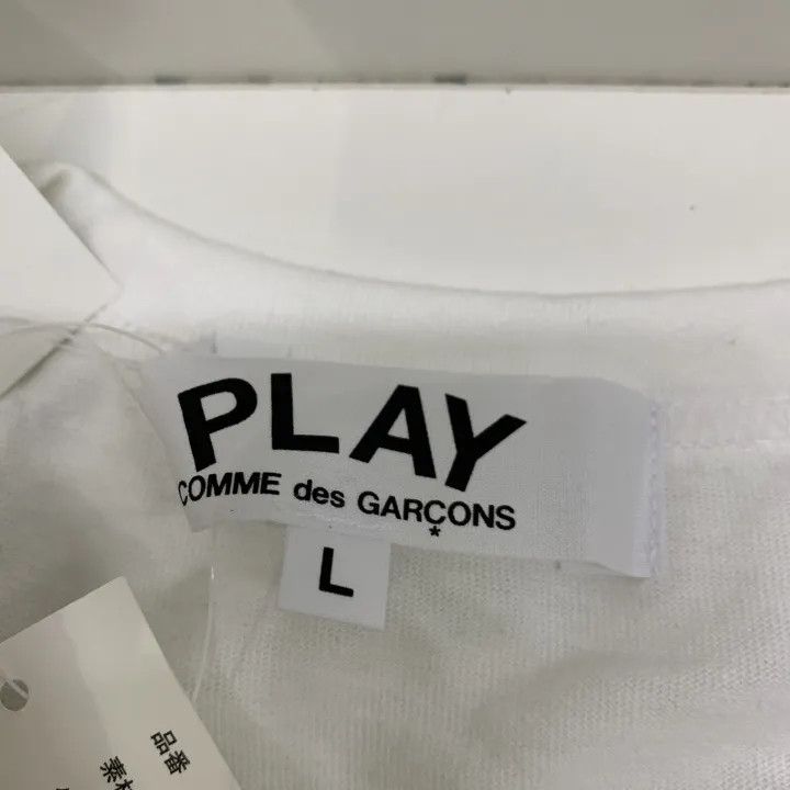 Comme des Garcons Comme Des Garcons Play White Heart Tee 0079 Size L / US 10 / IT 46 - 3 Thumbnail
