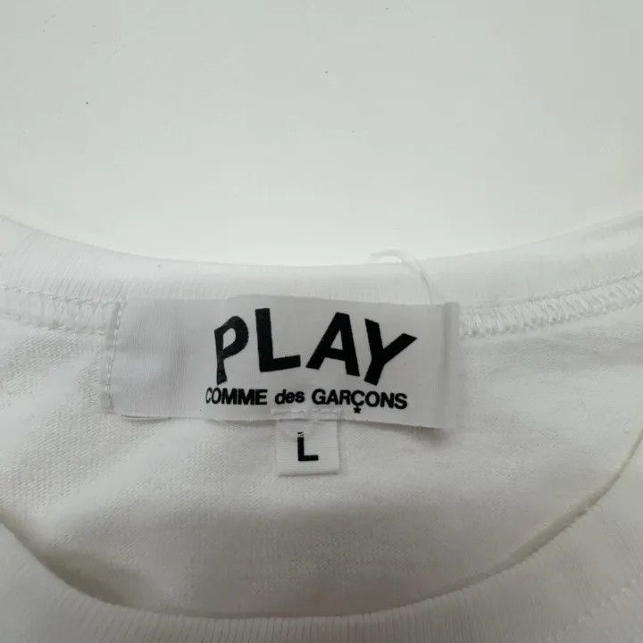 Comme des Garcons Comme des Garçons Play Green Heart Print T-shirt 0079 Size L / US 10 / IT 46 - 4 Thumbnail