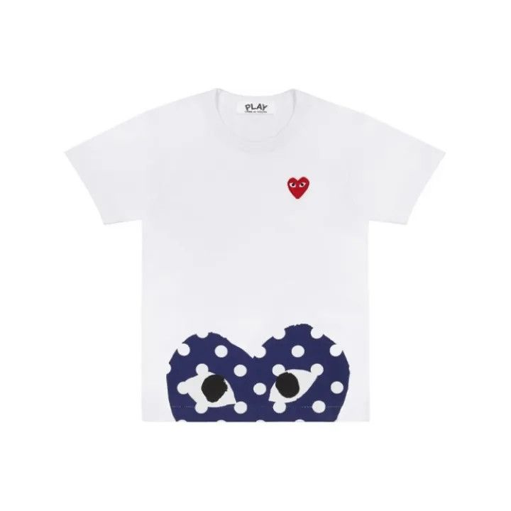 Comme des Garcons Comme des Garçons Play Polka Dot Heart Tee 0079 Size S / US 4 / IT 40 - 2 Thumbnail