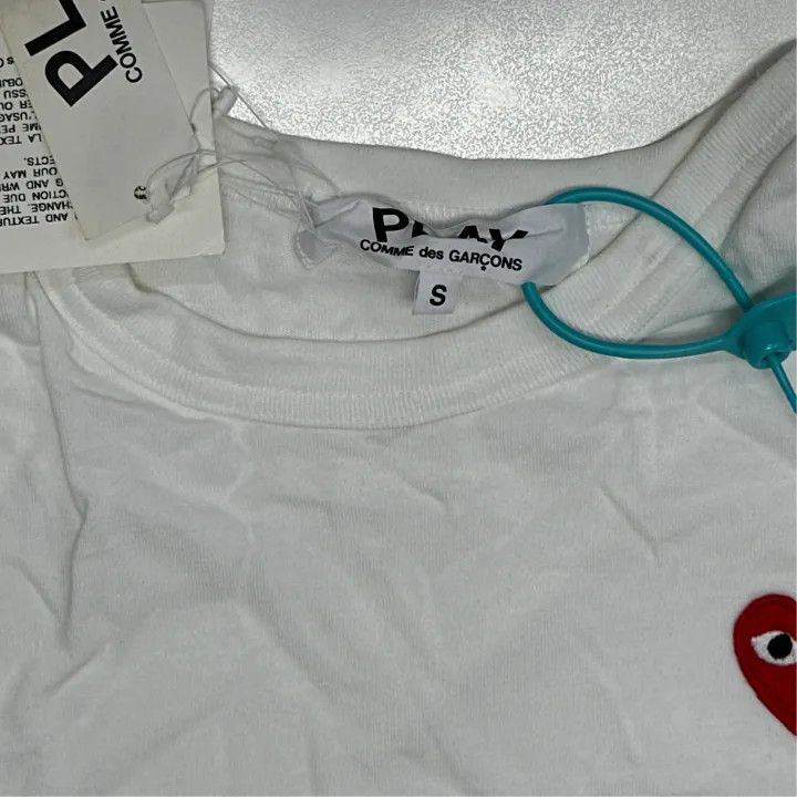 Comme des Garcons Comme des Garçons Play Polka Dot Heart Tee 0079 Size S / US 4 / IT 40 - 3 Thumbnail