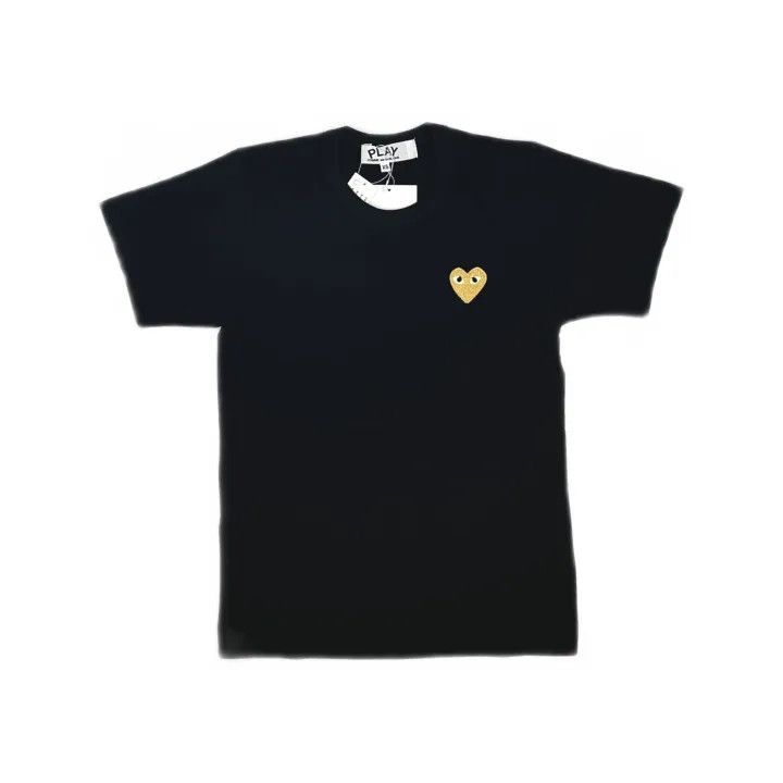 Comme des Garcons Comme des Garçons PLAY Gold Heart T-Shirt 0079 Size XS / US 0-2 / IT 36-38 - 2 Thumbnail