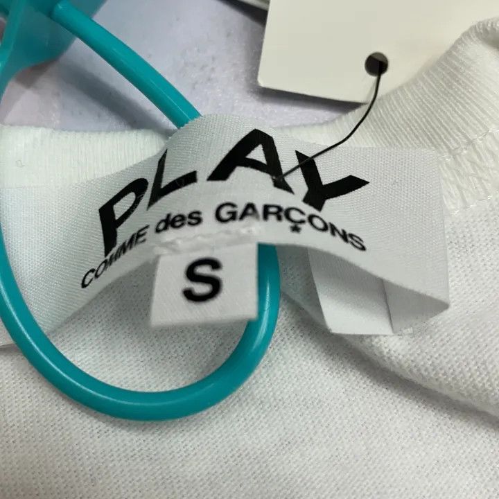 Comme des Garcons Comme des Garçons Play White Long Sleeve T-Shirt 0079 Size S / US 4 / IT 40 - 6 Thumbnail