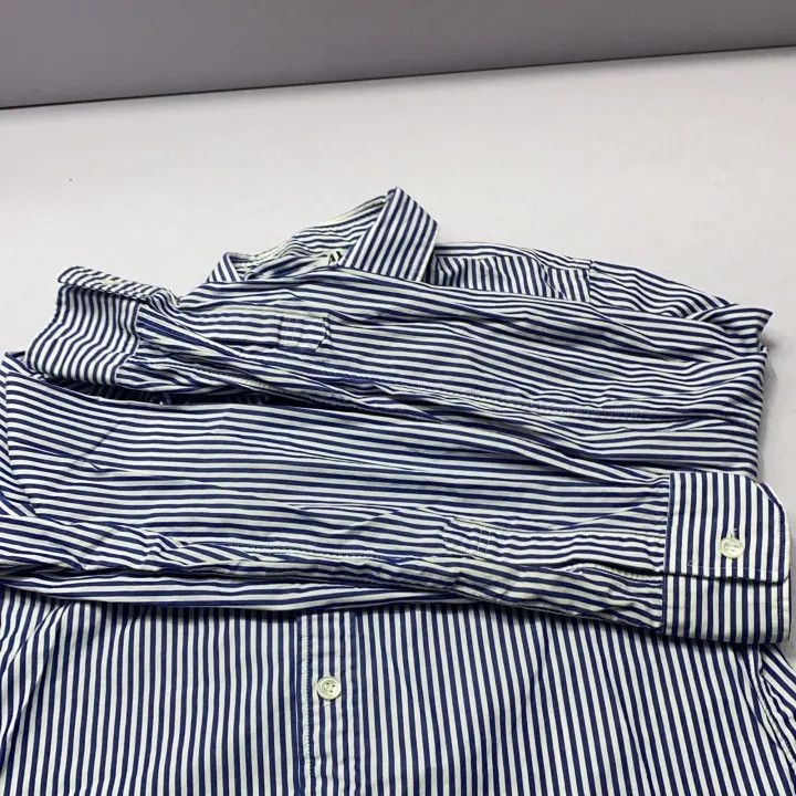 Comme des Garcons Comme des Garçons Play Striped Long Sleeve Shirt 0079 Size S / US 4 / IT 40 - 8 Thumbnail