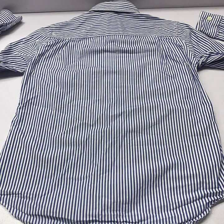 Comme des Garcons Comme des Garçons Play Striped Long Sleeve Shirt 0079 Size S / US 4 / IT 40 - 11 Thumbnail