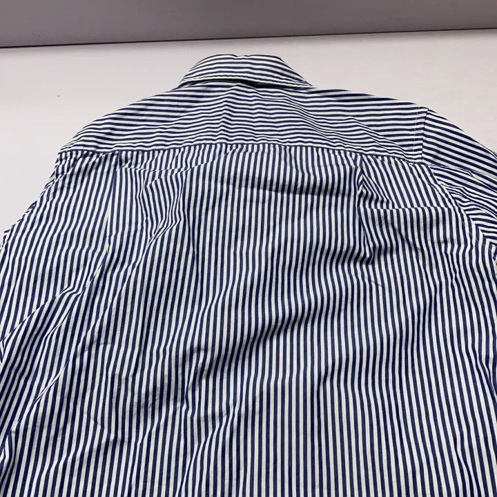 Comme des Garcons Comme des Garçons Play Striped Long Sleeve Shirt 0079 Size S / US 4 / IT 40 - 6 Thumbnail