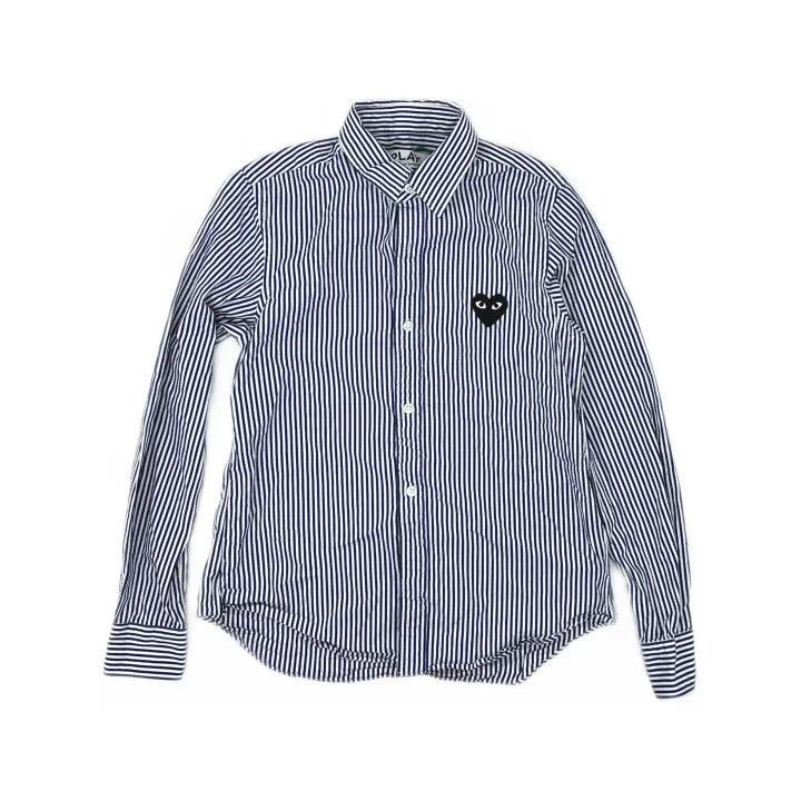 Comme des Garcons Comme des Garçons Play Striped Long Sleeve Shirt 0079 Size S / US 4 / IT 40 - 2 Thumbnail