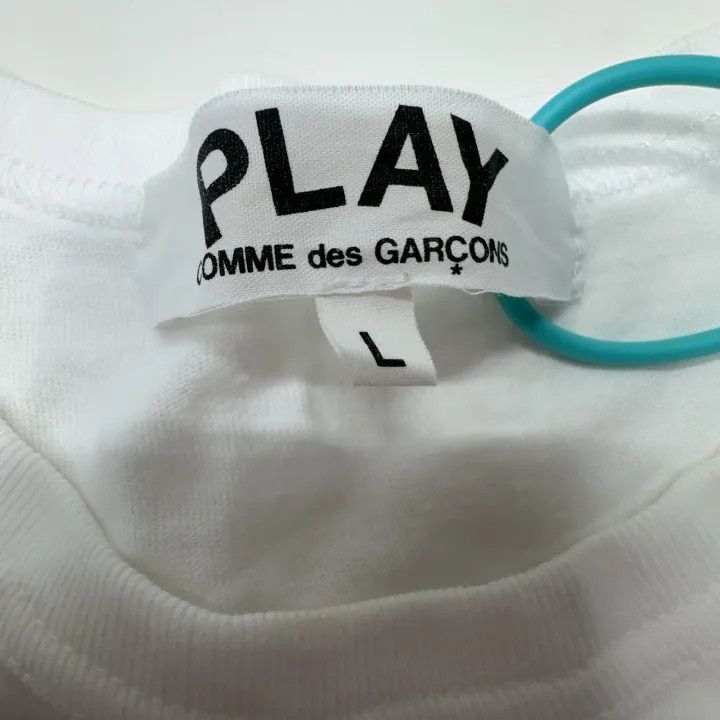 Comme des Garcons Comme des Garçons Play Pink Heart T-Shirt 0079 Size L / US 10 / IT 46 - 2 Thumbnail