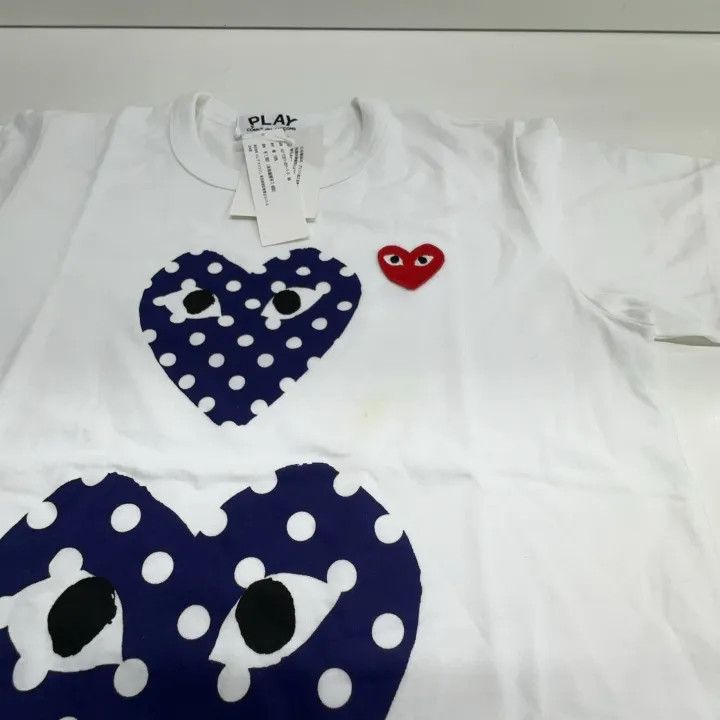 Comme des Garcons Comme des Garçons Play Polka Dot Heart T-Shirt 0079 Size M / US 6-8 / IT 42-44 - 7 Thumbnail