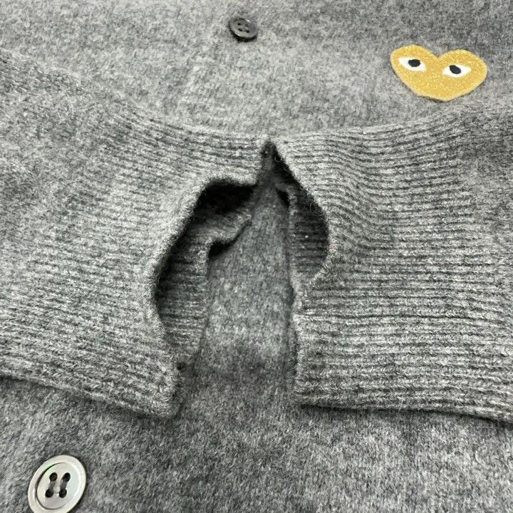Comme des Garcons Comme des Garçons Play Long Sleeve Cardigan Sweater 0079 Size M / US 6-8 / IT 42-44 - 7 Thumbnail