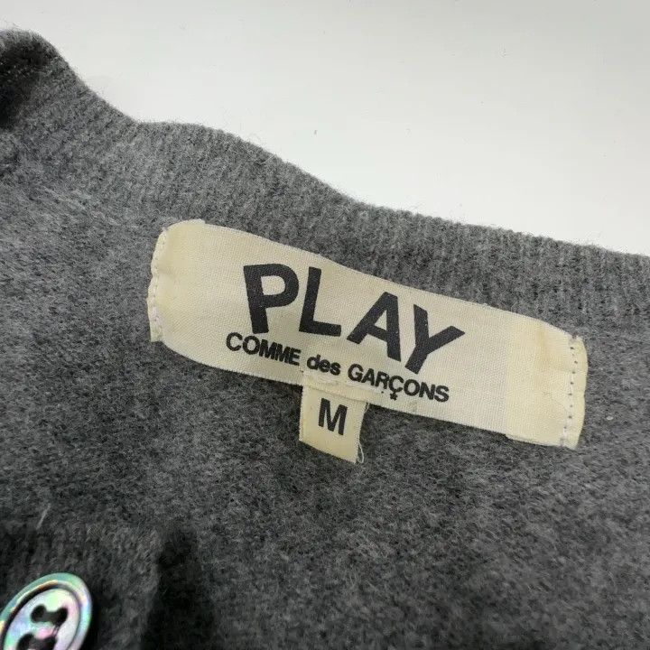 Comme des Garcons Comme des Garçons Play Long Sleeve Cardigan Sweater 0079 Size M / US 6-8 / IT 42-44 - 4 Thumbnail