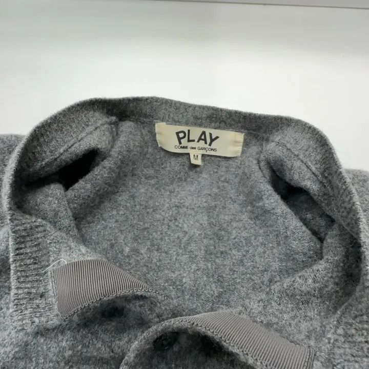 Comme des Garcons Comme des Garçons Play Long Sleeve Cardigan Sweater 0079 Size M / US 6-8 / IT 42-44 - 6 Thumbnail