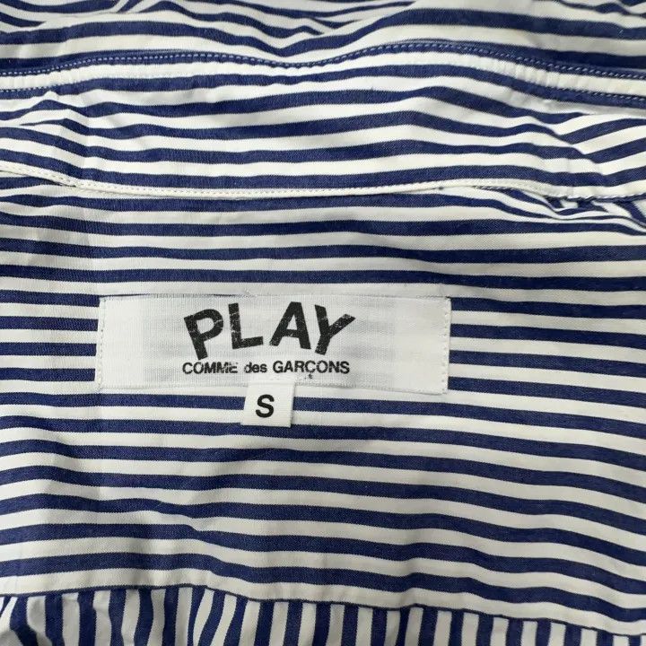 Comme des Garcons CDG Play Striped Long Sleeve Shirt 0079 Size S / US 4 / IT 40 - 5 Thumbnail