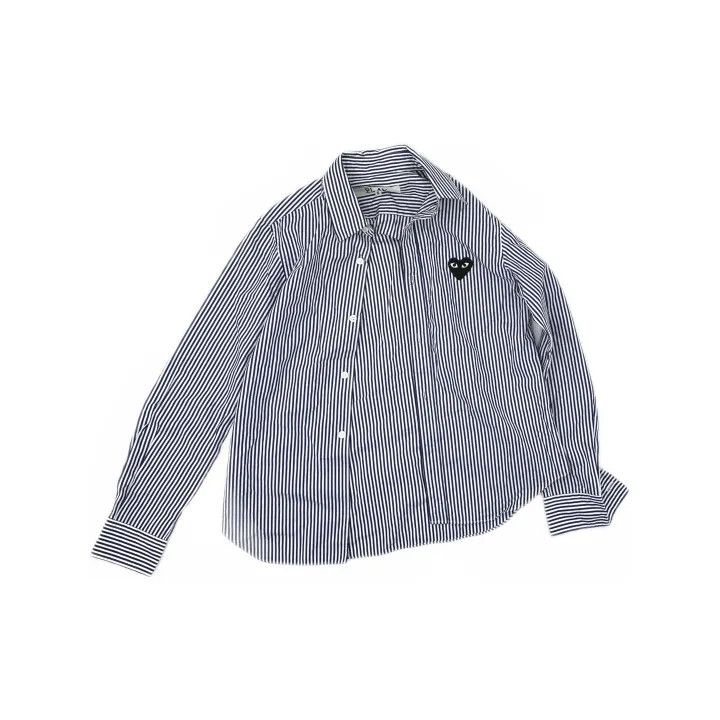 Comme des Garcons CDG Play Striped Long Sleeve Shirt 0079 Size S / US 4 / IT 40 - 2 Thumbnail