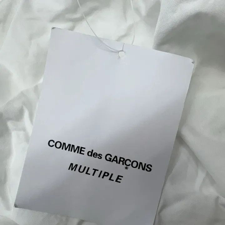 Comme des Garcons Comme des Garçons Play Red Emblem Button Down Shirt 0079 Size M / US 6-8 / IT 42-44 - 5 Thumbnail
