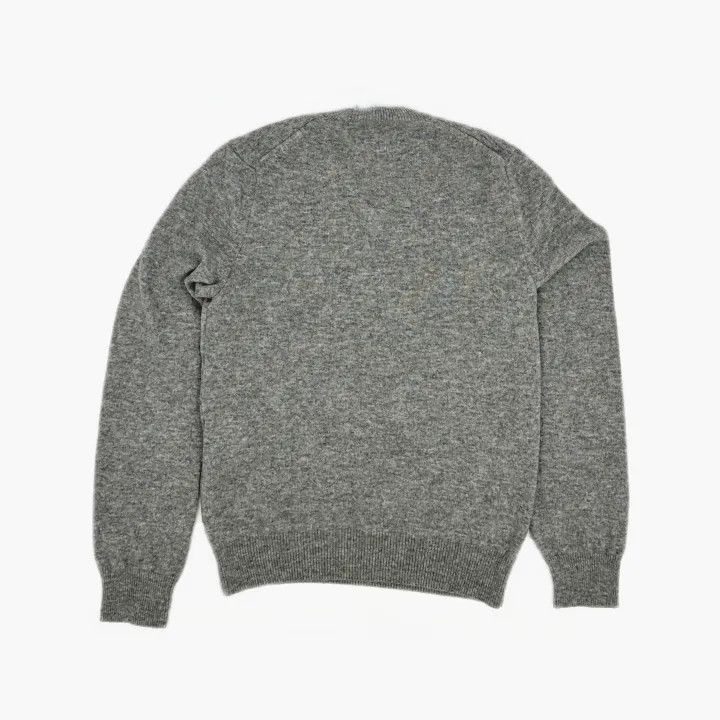 Comme des Garcons Comme des Garçons Play Gray V-Neck Sweater 0079 Size S / US 4 / IT 40 - 3 Thumbnail