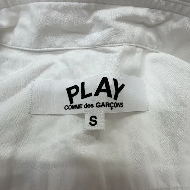 Comme des Garcons Comme Des Garçons Play Red Heart Button Down Shirt 0079 Size S / US 4 / IT 40 - 3 Thumbnail