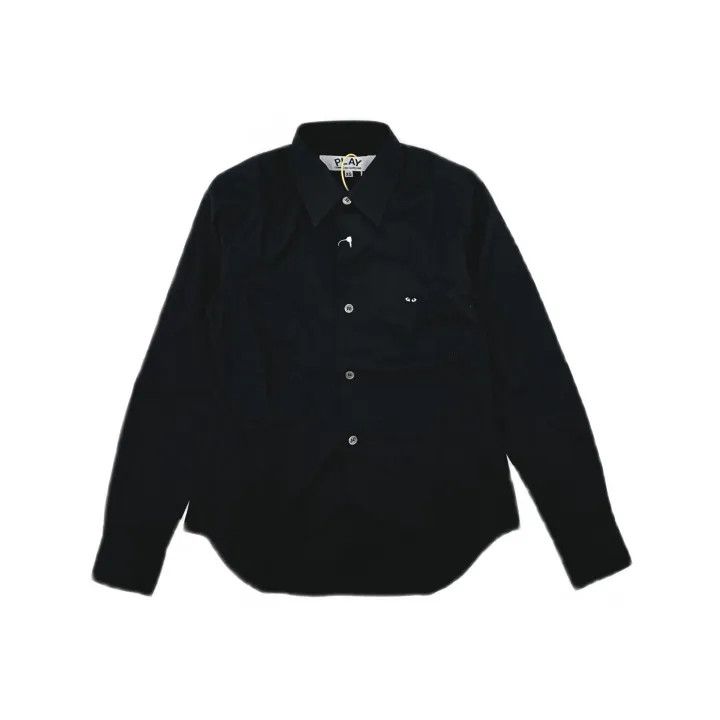 Comme des Garcons Comme des Garçons Play Black Long Sleeve Shirt 0079 Size XS / US 0-2 / IT 36-38 - 2 Thumbnail