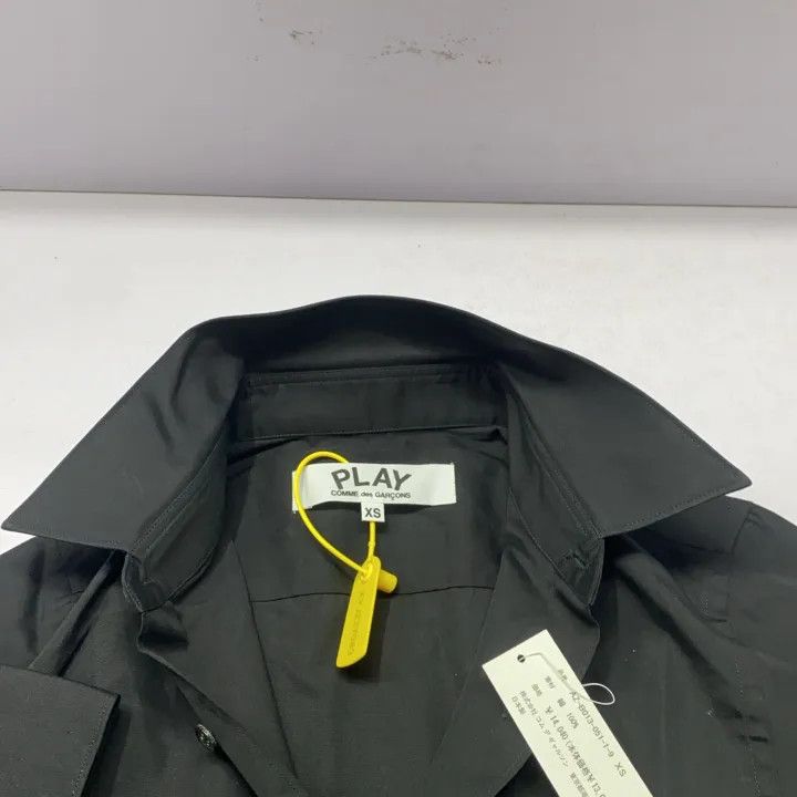 Comme des Garcons Comme des Garçons Play Black Long Sleeve Shirt 0079 Size XS / US 0-2 / IT 36-38 - 8 Thumbnail