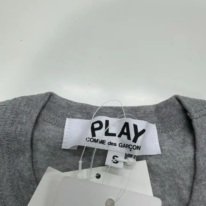 Comme des Garcons Comme des Garçons Play Gray Heart T-Shirt 0079 Size S / US 4 / IT 40 - 6 Thumbnail