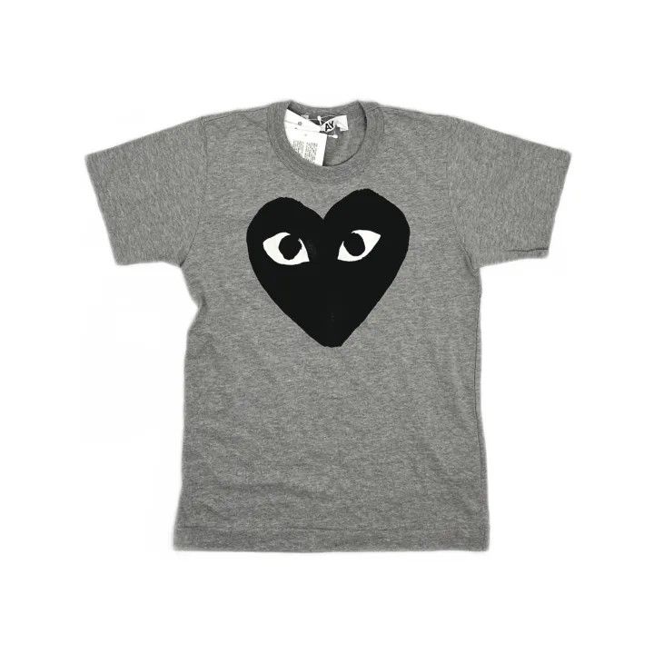 Comme des Garcons Comme des Garçons Play Gray Heart T-Shirt 0079 Size S / US 4 / IT 40 - 2 Thumbnail