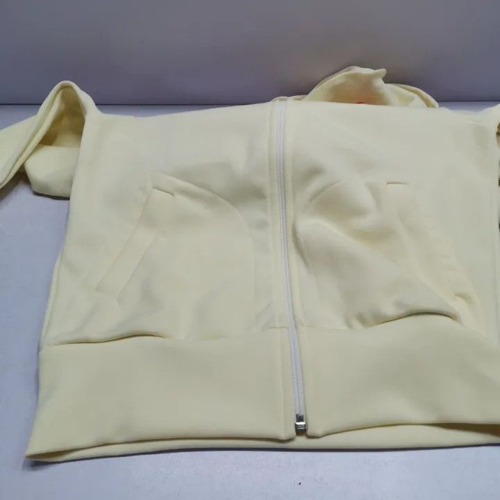 Comme des Garcons Comme des Garçons Play Ivory Hooded Zip Sweatshirt 0079 Size S / US 4 / IT 40 - 10 Thumbnail